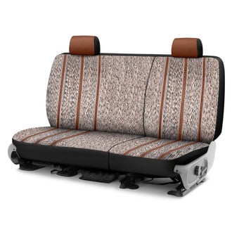 Saddleman® - Saddle Blanket 2nd Row Brown Custom Seat Covers