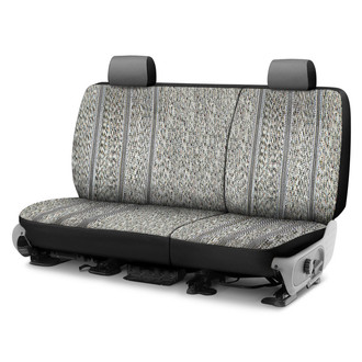 Saddleman® - Saddle Blanket 2nd Row Gray Custom Seat Covers