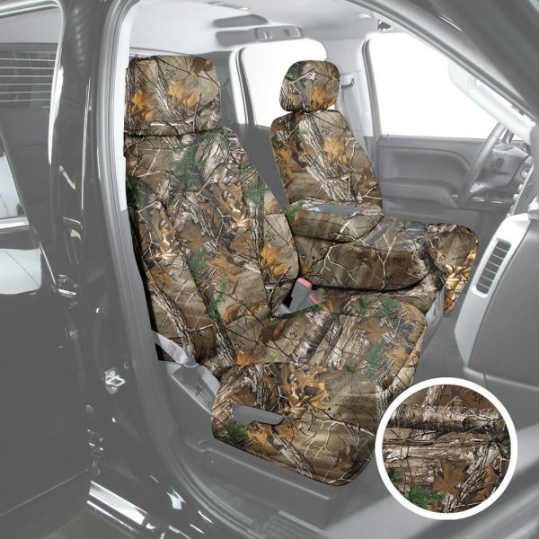 Saddleman 049040 32 Canvas 2nd Row Realtree Xtra Custom Seat Covers - Saddleman Canvas Seat Cover Reviews