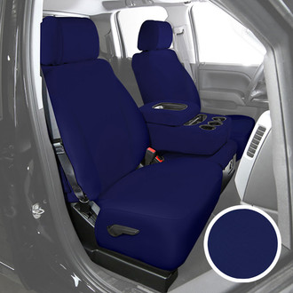 Saddleman® - NeoSupreme 1st Row Blue Custom Seat Covers