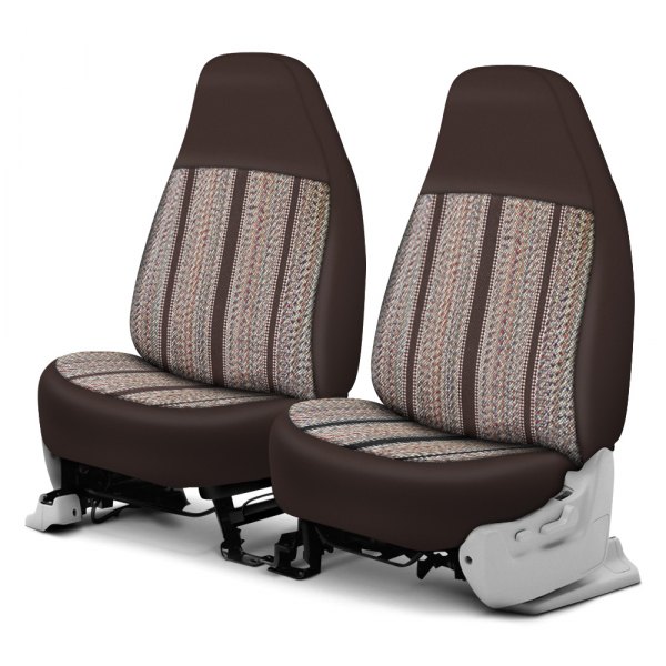  Saddleman® - Saddleblanket Brown Seat Covers