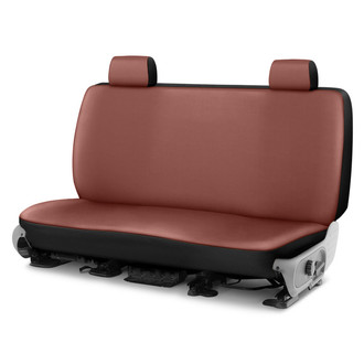 Saddleman® - Leatherette 2nd Row Brown Custom Seat Covers