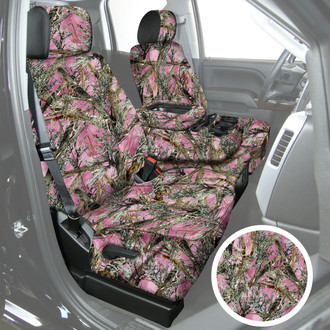 Saddleman® - TrueTimber 1st or 2nd or 3rd Row MC2 Pink Camo Custom Seat Covers