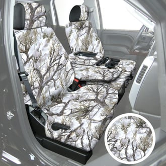 Saddleman® - TrueTimber 1st or 2nd or 3rd Row MC2 Snow Camo Custom Seat Covers