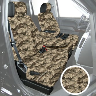 Saddleman® - TrueTimber 1st or 2nd or 3rd Row Viper Western Camo Custom Seat Covers