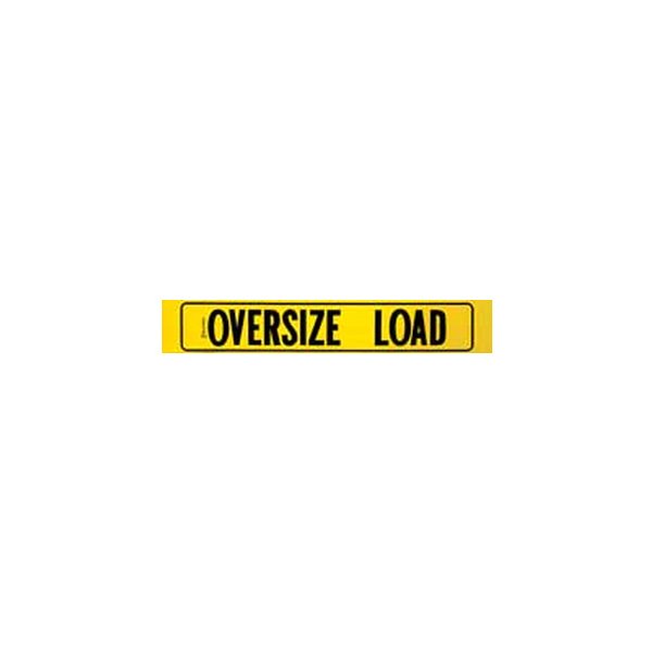 SafeTruck® - "Oversize Load" with Border 12" x 72" Non-reflective Vinyl Decal