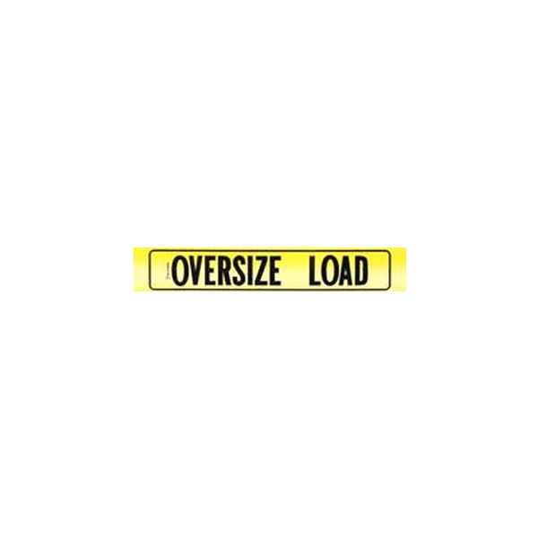 SafeTruck® - "Oversize Load" with Border 12" x 72" Reflective Vinyl Decal
