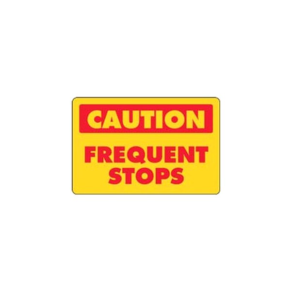 SafeTruck® - "Frequent Stops" 11.75" x 17.25" Decal