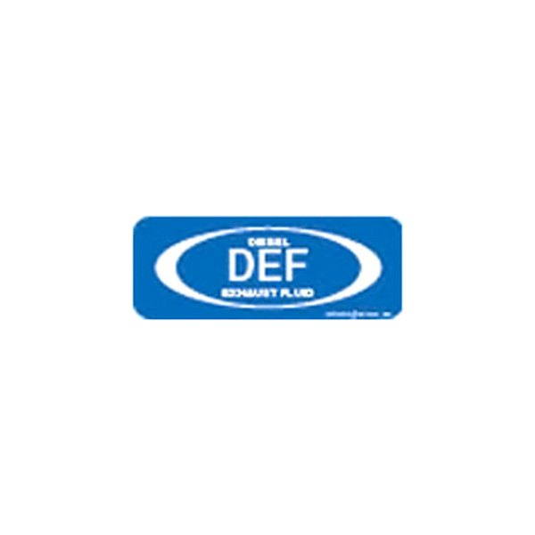 SafeTruck® - "Diesel Exhaust Fluid" 2.25" x 6" Decal