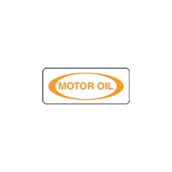 SafeTruck® - "Motor Oil" 2.25" x 6" Decal