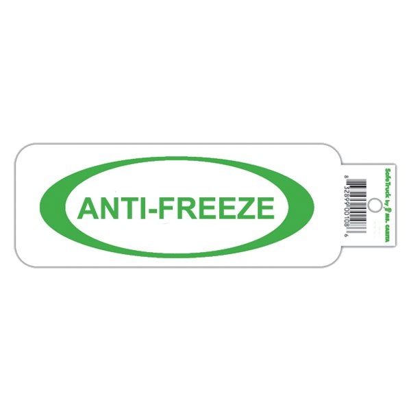 SafeTruck® - "Anti-Freeze" 2.25" x 6" Decal