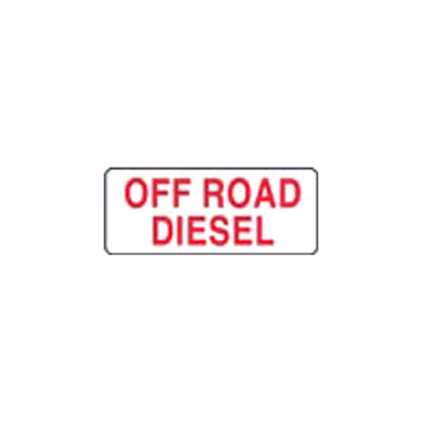 SafeTruck® - "Off Road Diesel" 2.25" x 6" Decal