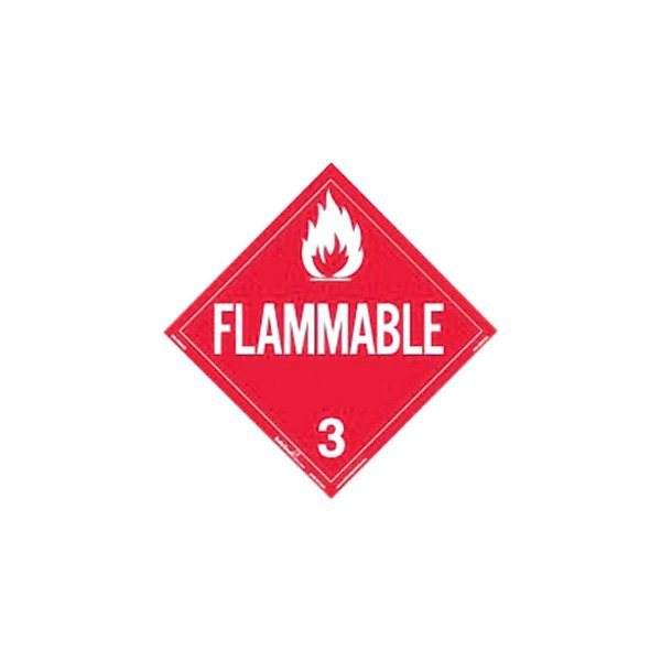 SafeTruck® - "Flammable Class 3" Placard Decal