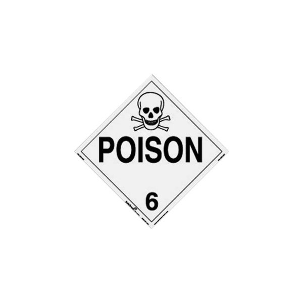 SafeTruck® - "Poison Class 6" Placard Decal