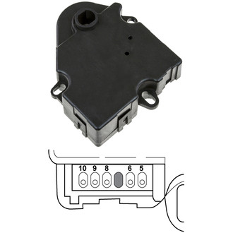Santech® - HVAC Heater Blend Door Actuator