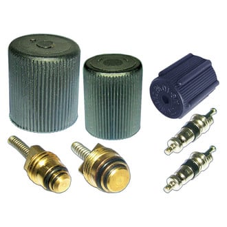 Santech® - A/C System Valve Core and Cap Kit