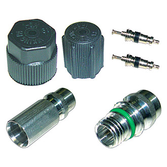 Santech® - A/C System Valve Core and Cap Kit