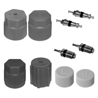 Santech® - A/C System Valve Core and Cap Kit