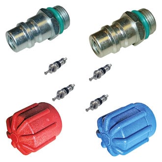 Santech® - A/C System Valve Core and Cap Kit