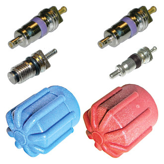 Santech® - A/C System Valve Core and Cap Kit