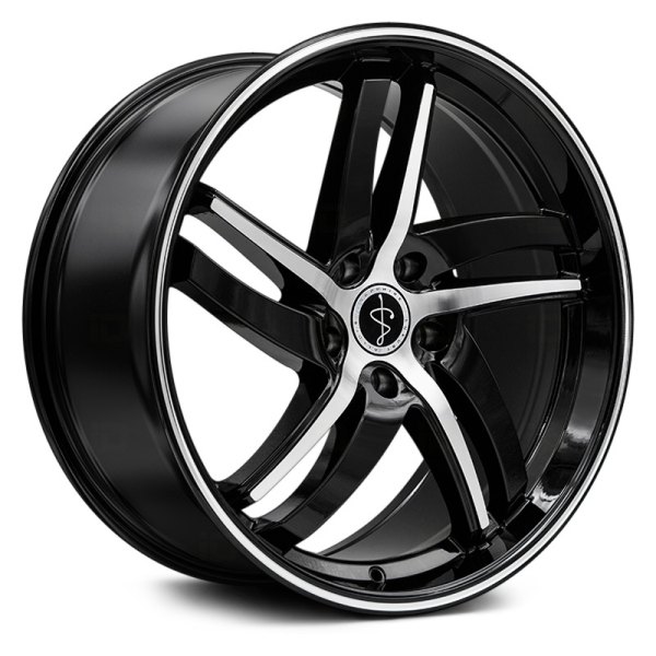 SAPPHIRE LUXURY ALLOYS® - SX01 Gloss Black with Machined Face