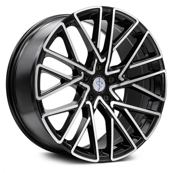 SAPPHIRE LUXURY ALLOYS® - SX02 Gloss Black with Machined Face