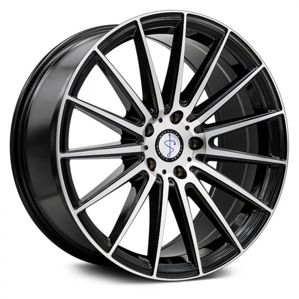 SAPPHIRE LUXURY ALLOYS® - SX03 Gloss Black with Machined Face