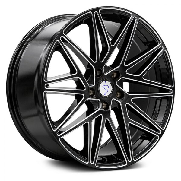 SAPPHIRE LUXURY ALLOYS® - SX05 Gloss Black with Machined Face