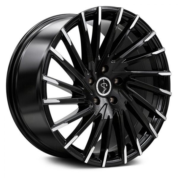 SAPPHIRE LUXURY ALLOYS® - SX06 Gloss Black with Machined Face