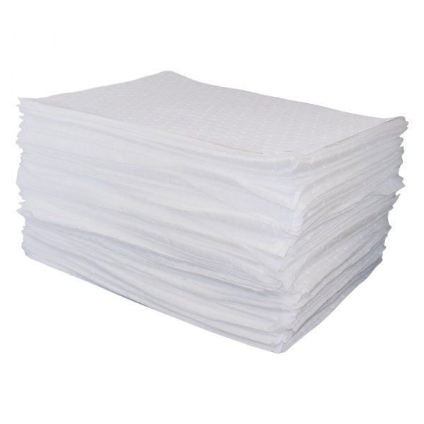 SAS Safety® - 20" x 16" White Oil Only Absorbent Pads (100 Pieces)