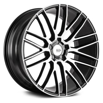 SAVINI® - BM-13 Black with Machined Face and Stripe