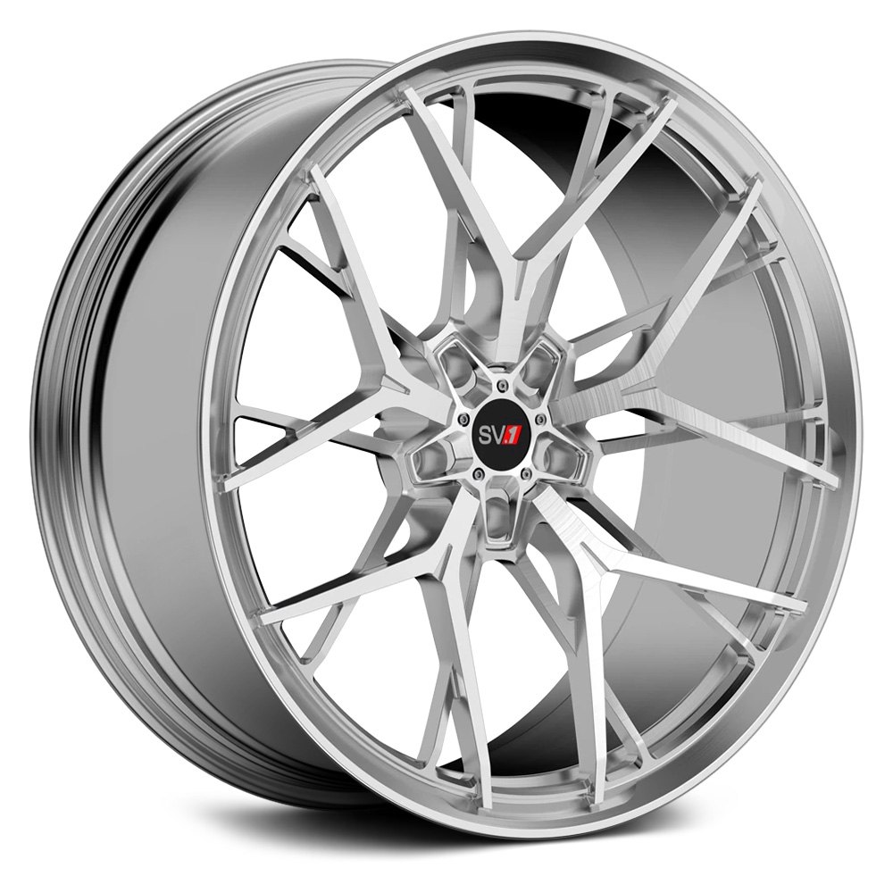 SAVINI® SV1 R3 Wheels - Brushed with High Polished Accent Rims