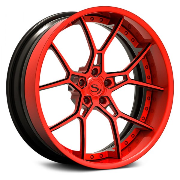 SAVINI® - SV80 3PC Red with Black Accents