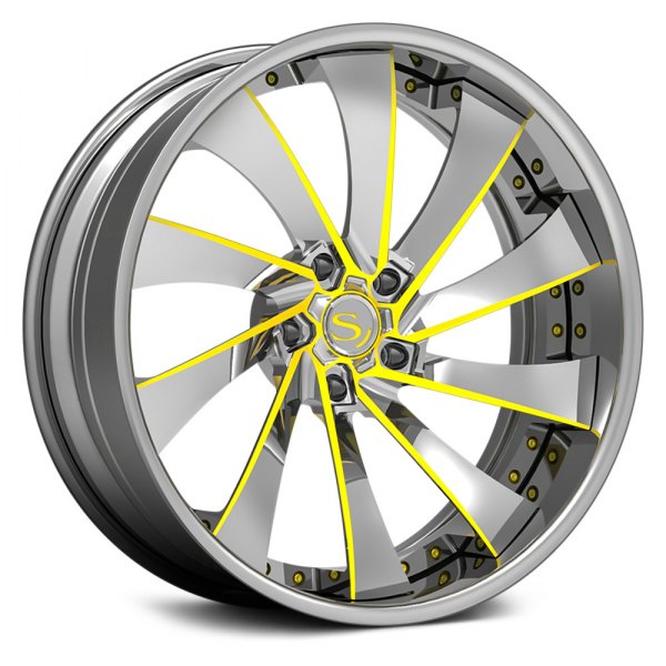 SAVINI® - SV81 3PC Polished with Yellow Accents