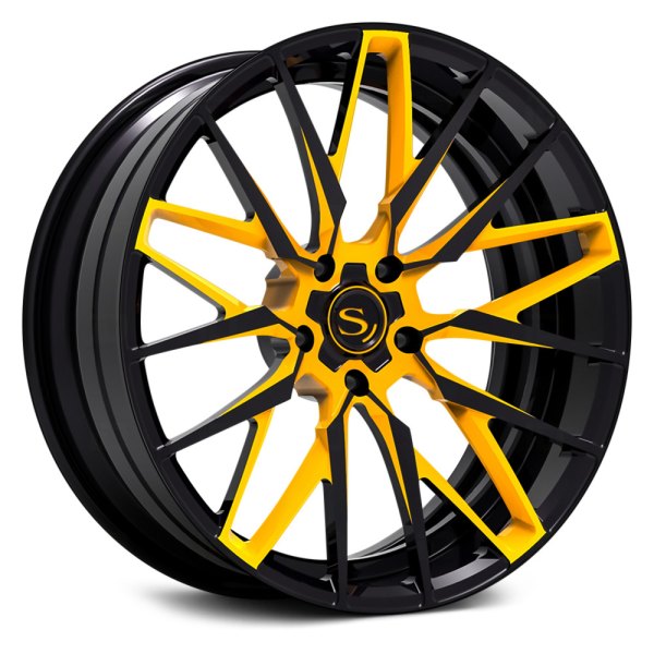 SAVINI® - SV83 DUOBLOCK Gloss Black with Yellow Accents