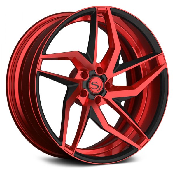 SAVINI® - SX5 DUOBLOCK Candy Red with Matte Black Accents