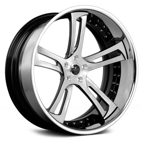 Savini Forged Custom Wheel Center Cap Silver Set of 4 Pcs Made By Aluminum “New” 