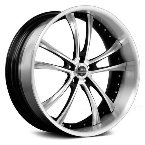 sv43-c black and silver with chrome lip Savini Forged | modern car wheels manufacturing and performance Cavallo is defining the performance wheel landscape SV40 - #1 Official Indian