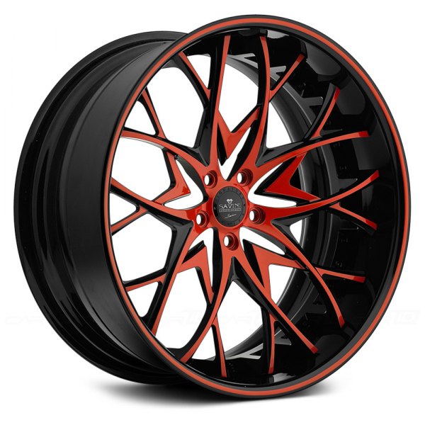 SAVINI® - SV57 3PC Red with Black Accents