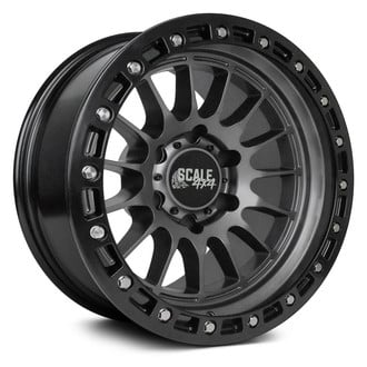 SCALE 4X4® - S04 Matte Gunmetal with Black Beadlock
