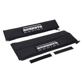 Schroth® - 2" Black/Silver Racing Patch Silver Harness Pads