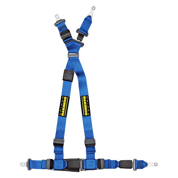 Schroth® - QuickFit™ Blue Driver Side Harness Set with Racing Patch