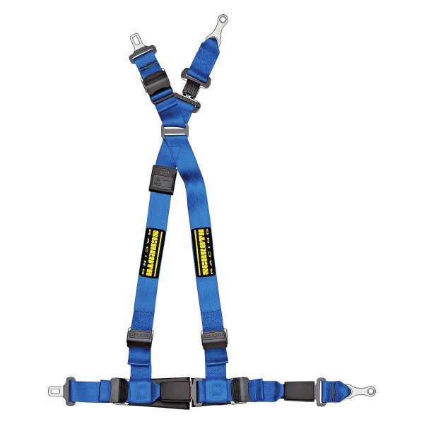 Schroth® - QuickFit™ Blue Passenger Side Harness Set with Racing Patch