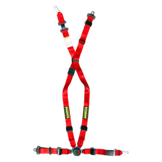Schroth® - QuickFit™ Red Passenger Side Harness Set with Racing Patch