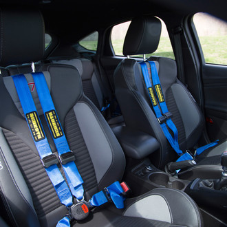 Schroth® - QuickFit PRO Passenger Side With Racing Patch, Blue