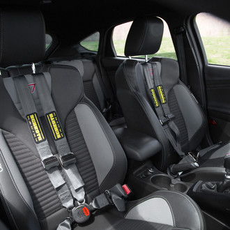 Schroth® - QuickFit PRO Passenger Side With Racing Patch, Silver