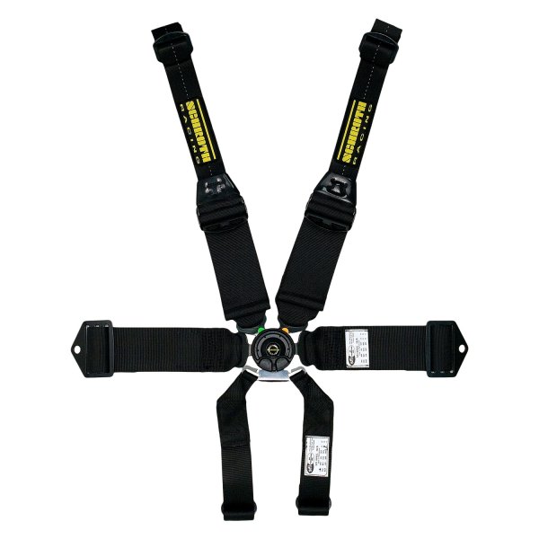 Schroth® - SFI 16.5™ Profi III™ 2"/3" Hans 6-Point Black Harness Set without Adjuster