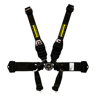 Schroth® - SFI 16.5™ Formula III™ 3" Standard 6-Point Black Harness Set without Adjuster