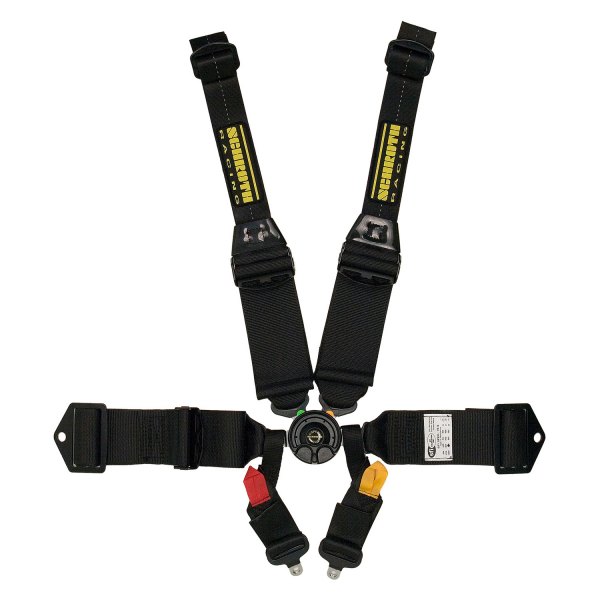 Schroth® - SFI 16.5™ Hybrid III™ 2"/3" Hans 6-Point Black Harness Set without Adjuster