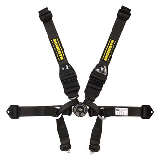 Schroth® - SFI 16.5™ Formula II™ 2"/3" HANS 6-Point Black Harness Set without Adjuster